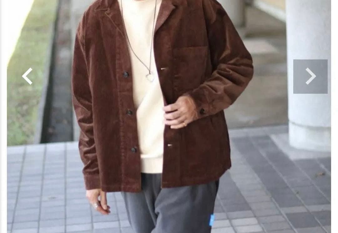 JOHNBULL コーデュロイシャツ オープンカラーシャツ シャツジャケット