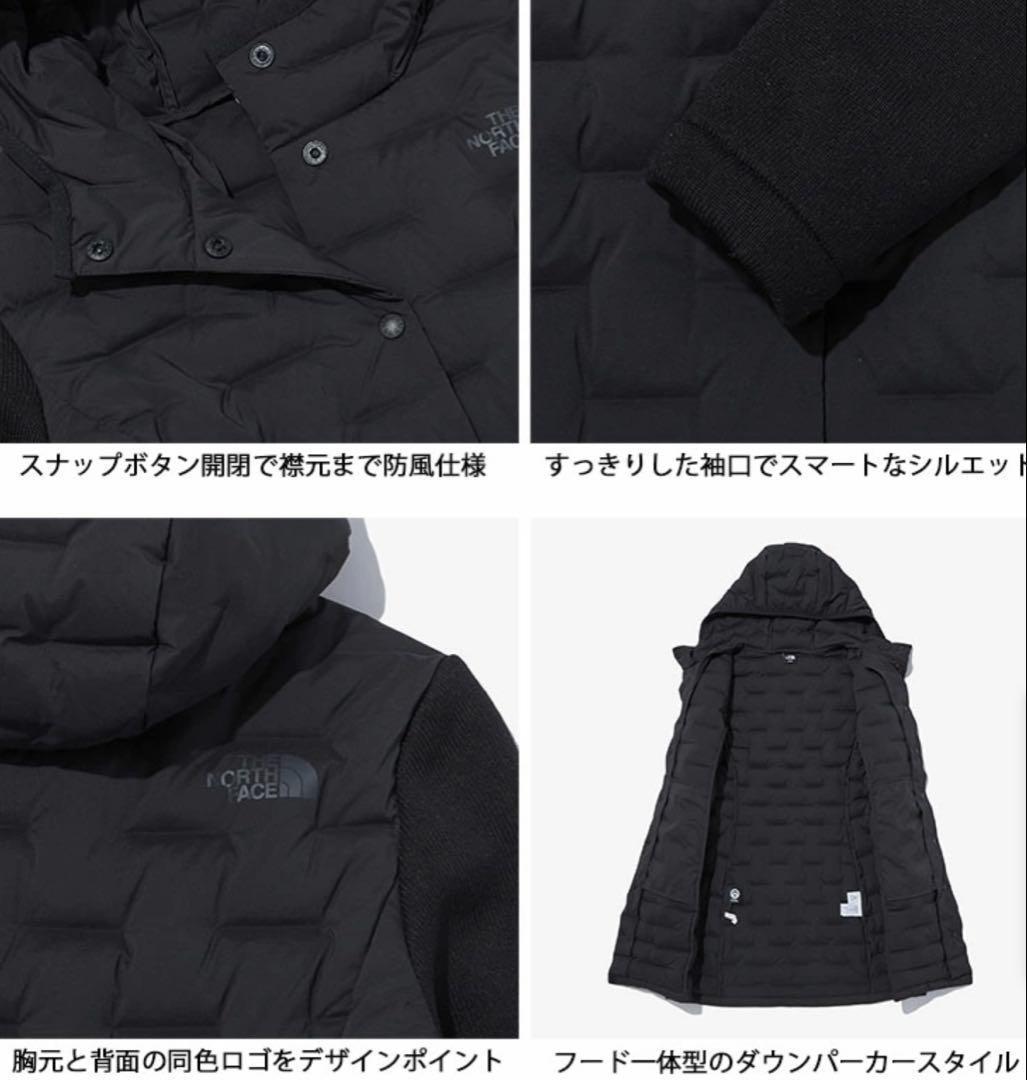 専用‼️新品⭐️ノースフェイス高級グースチューブ切替ダウン　ブラックL 韓国限定