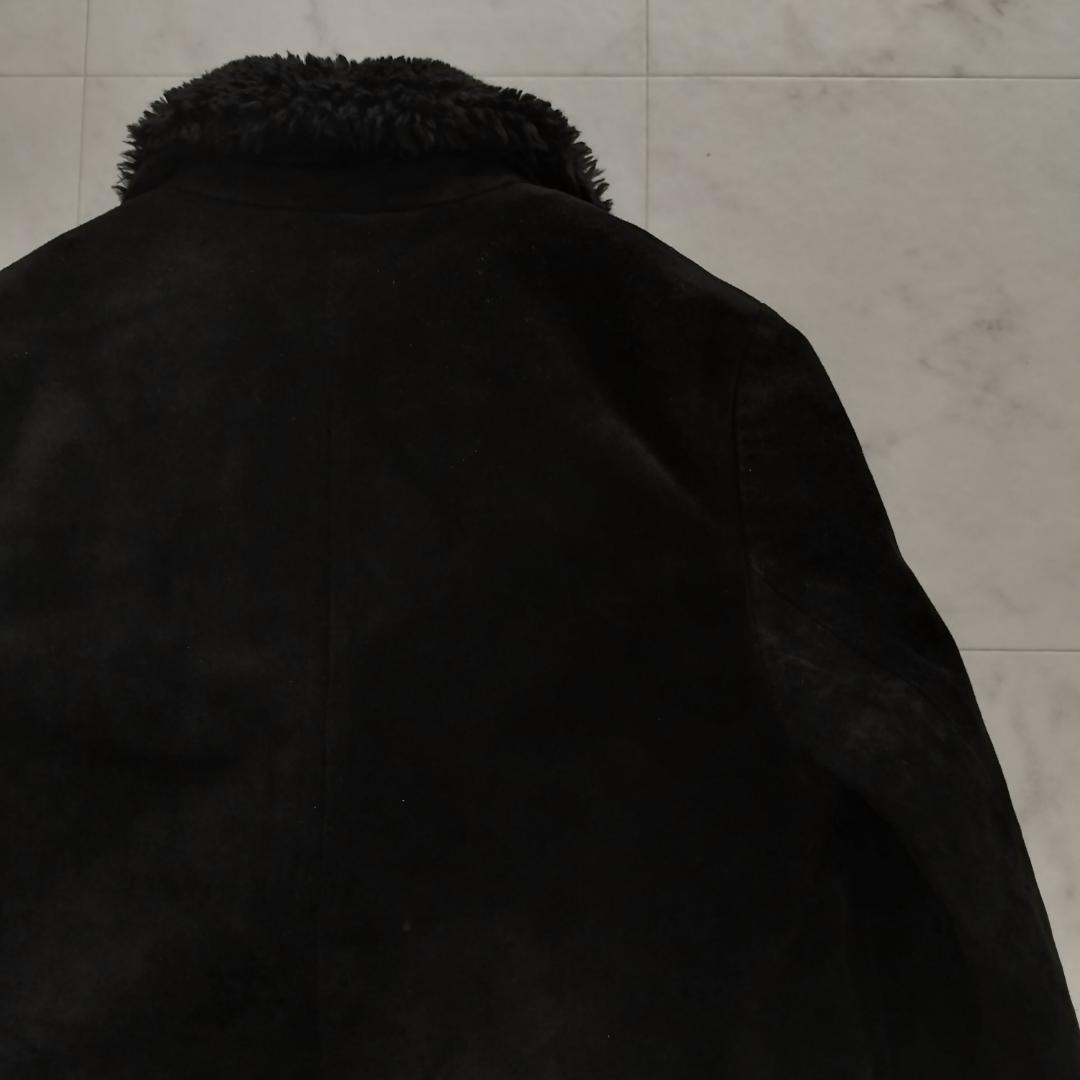 希少 A.P.C. 90sフランス製 ムートンコート S ギャングコート 牛革