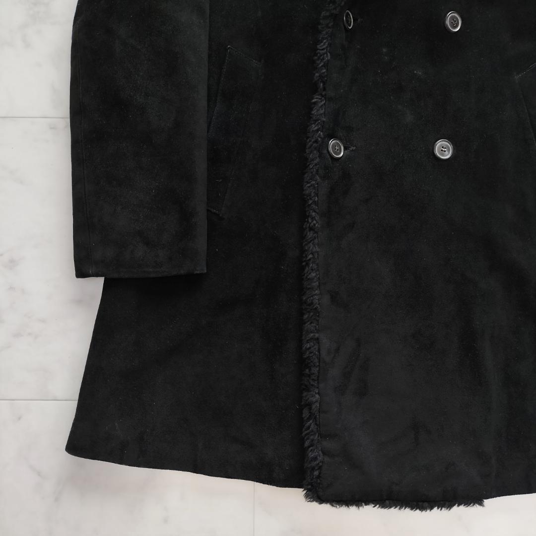 希少 A.P.C. 90sフランス製 ムートンコート S ギャングコート 牛革