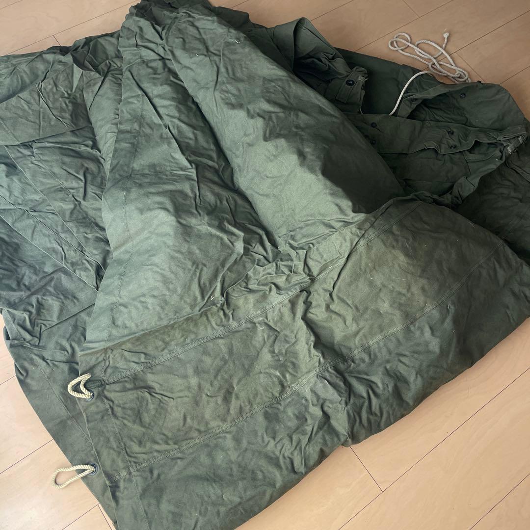 アメリカ軍　軍幕　パップテント　アウトドア　ヴィンテージ