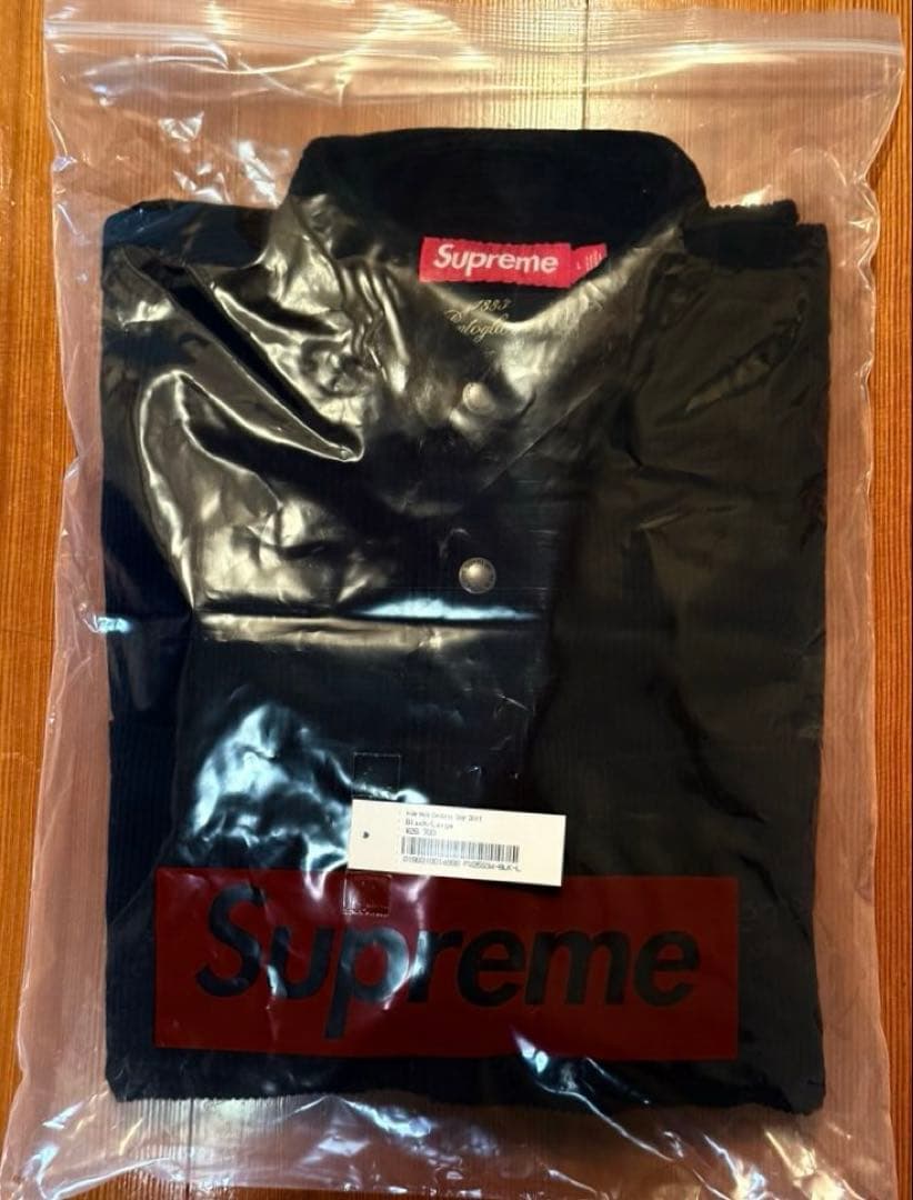 トップス Supreme Wide Wale Corduroy Snap Shirt L