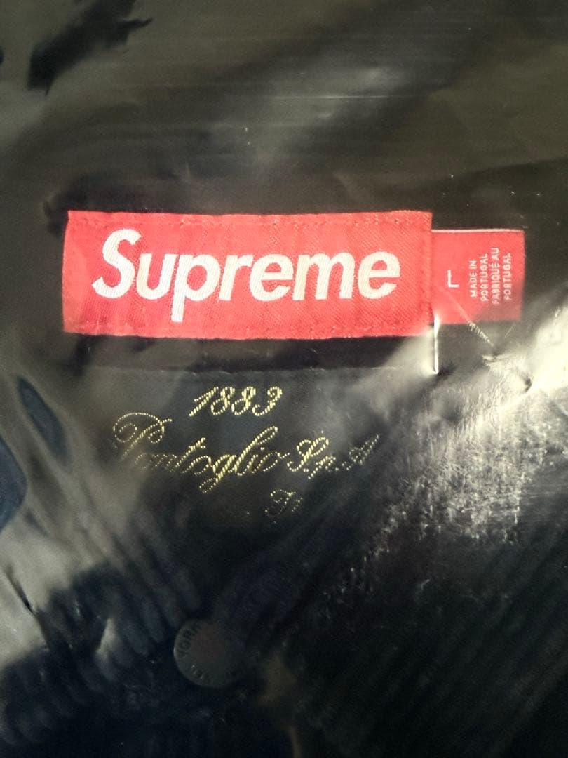 トップス Supreme Wide Wale Corduroy Snap Shirt L