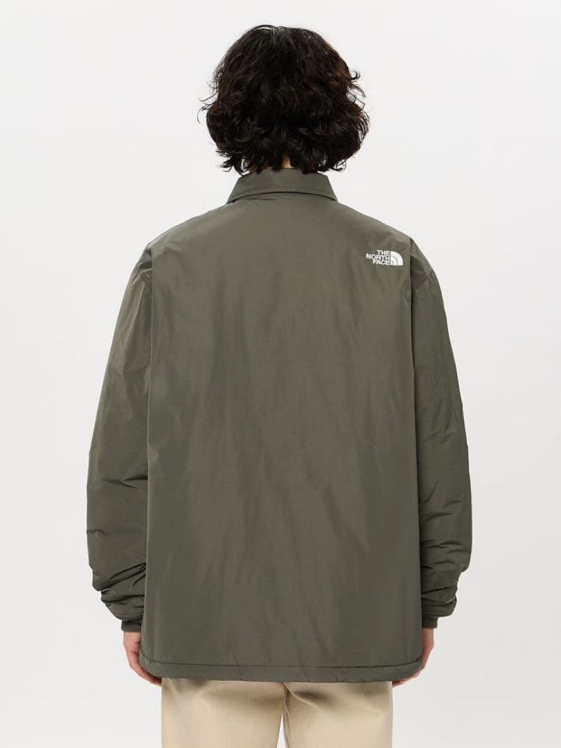 インサレーテッドコーチジャケット　ノースフェイス　L 新品　カーキグリーン新品