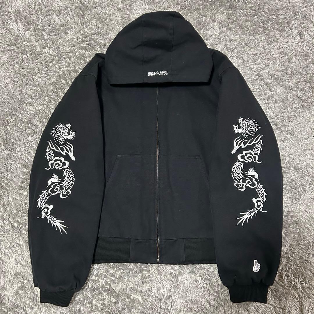 ジャケット・アウター #FR2 Snake&Skull Hooded Duck Jacket XL
