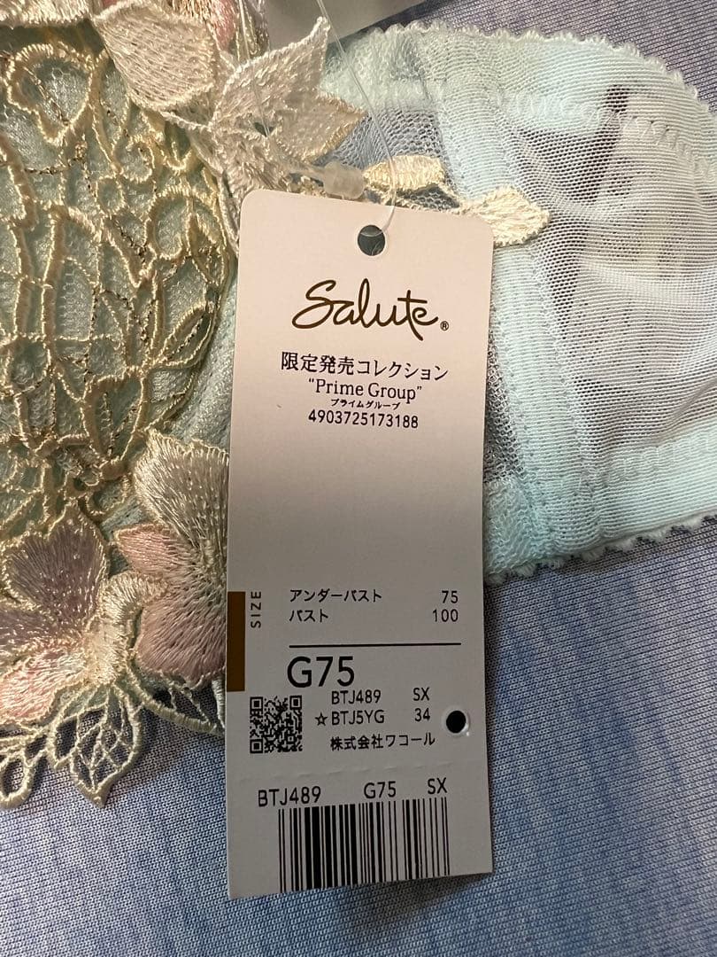サルート　G75 89G 限定販売コレクション　プレステージ　ブラジャー