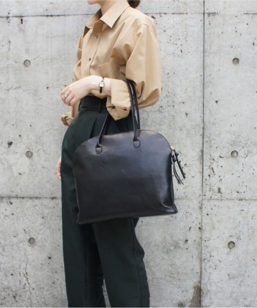 LIGHT LEATHER BOSTON L / トート