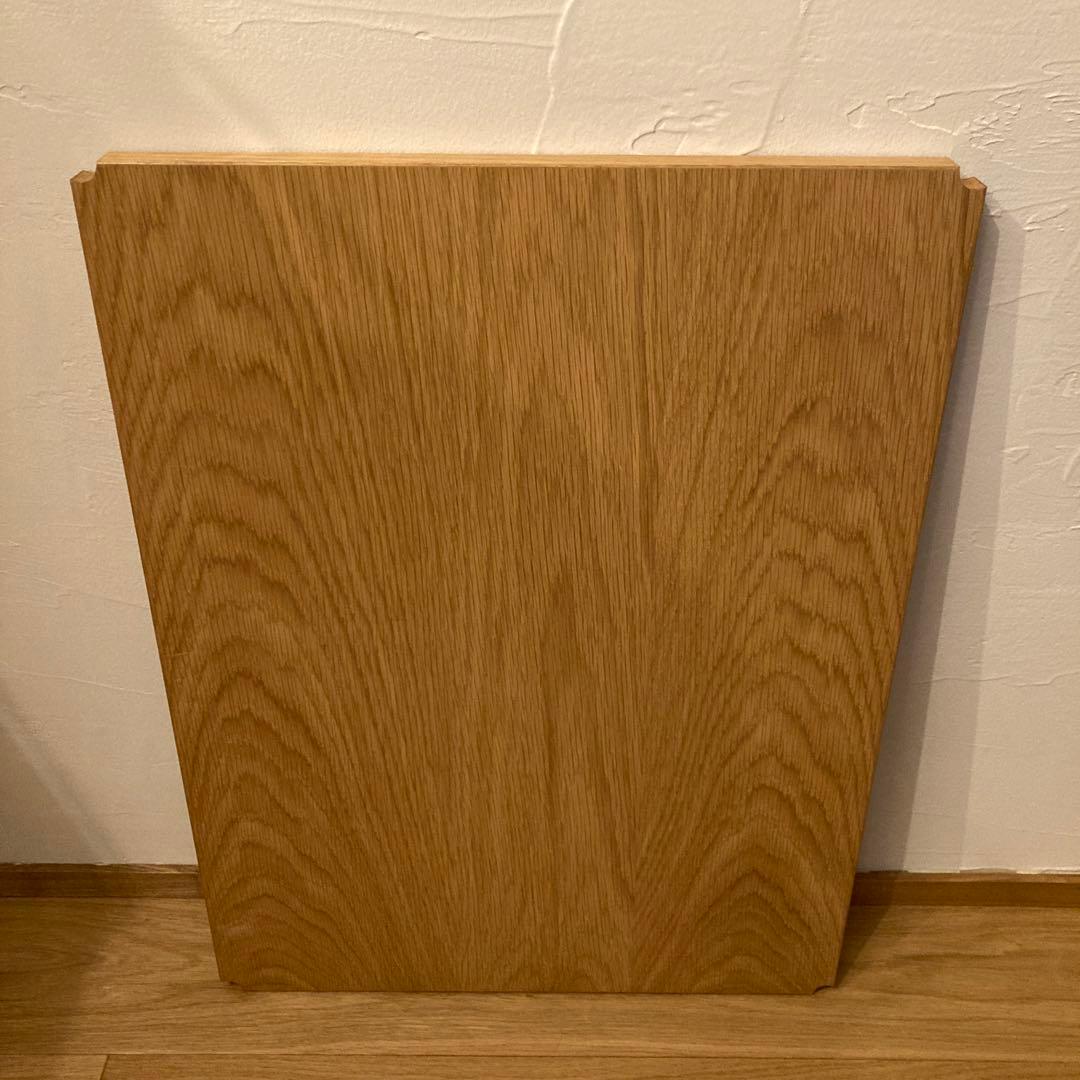 MUJI ステンレスユニットシェルフ　棚板　オーク　3枚セット