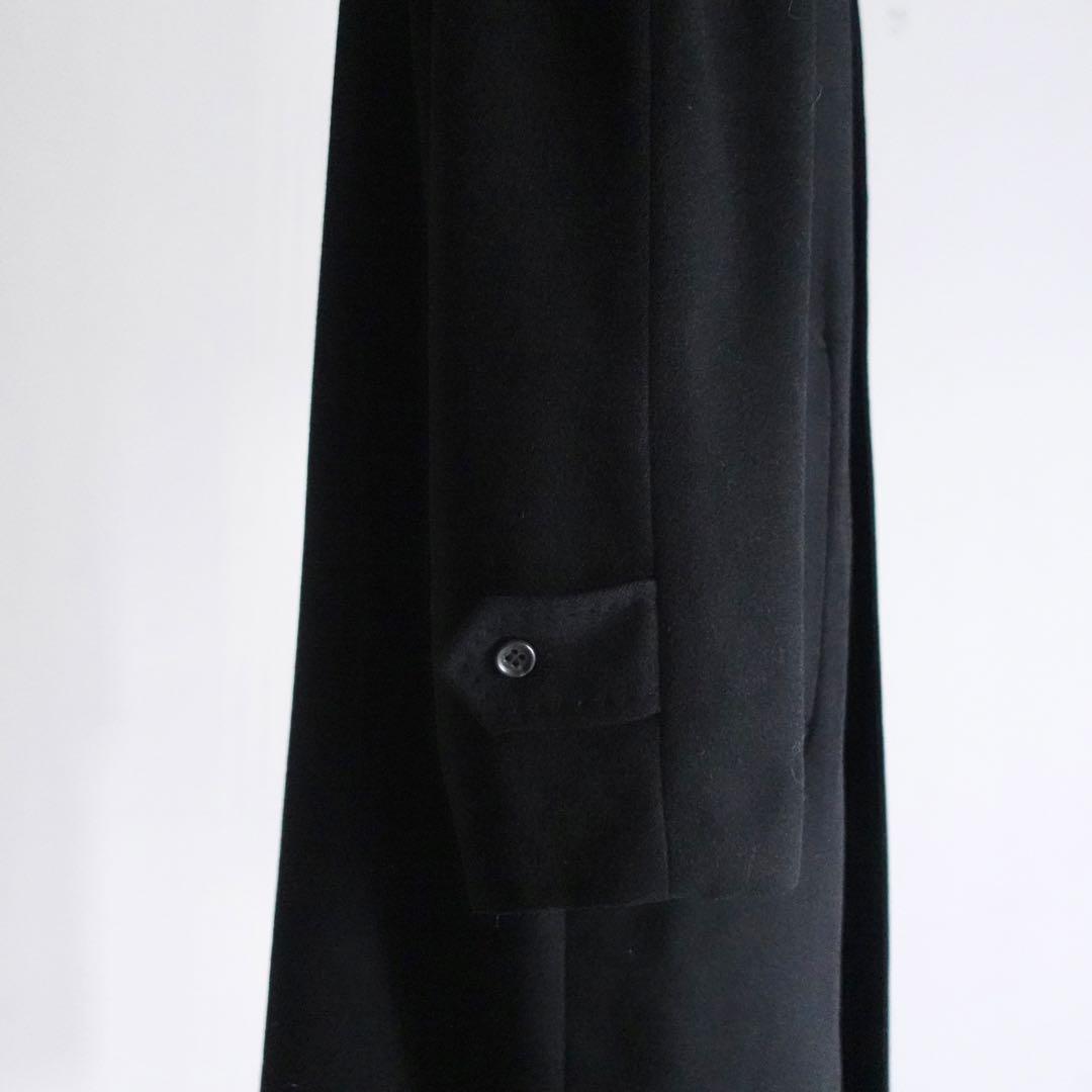 PIERRE BALMAIN ピュアカシミア　バルマカーンコート　ブラック