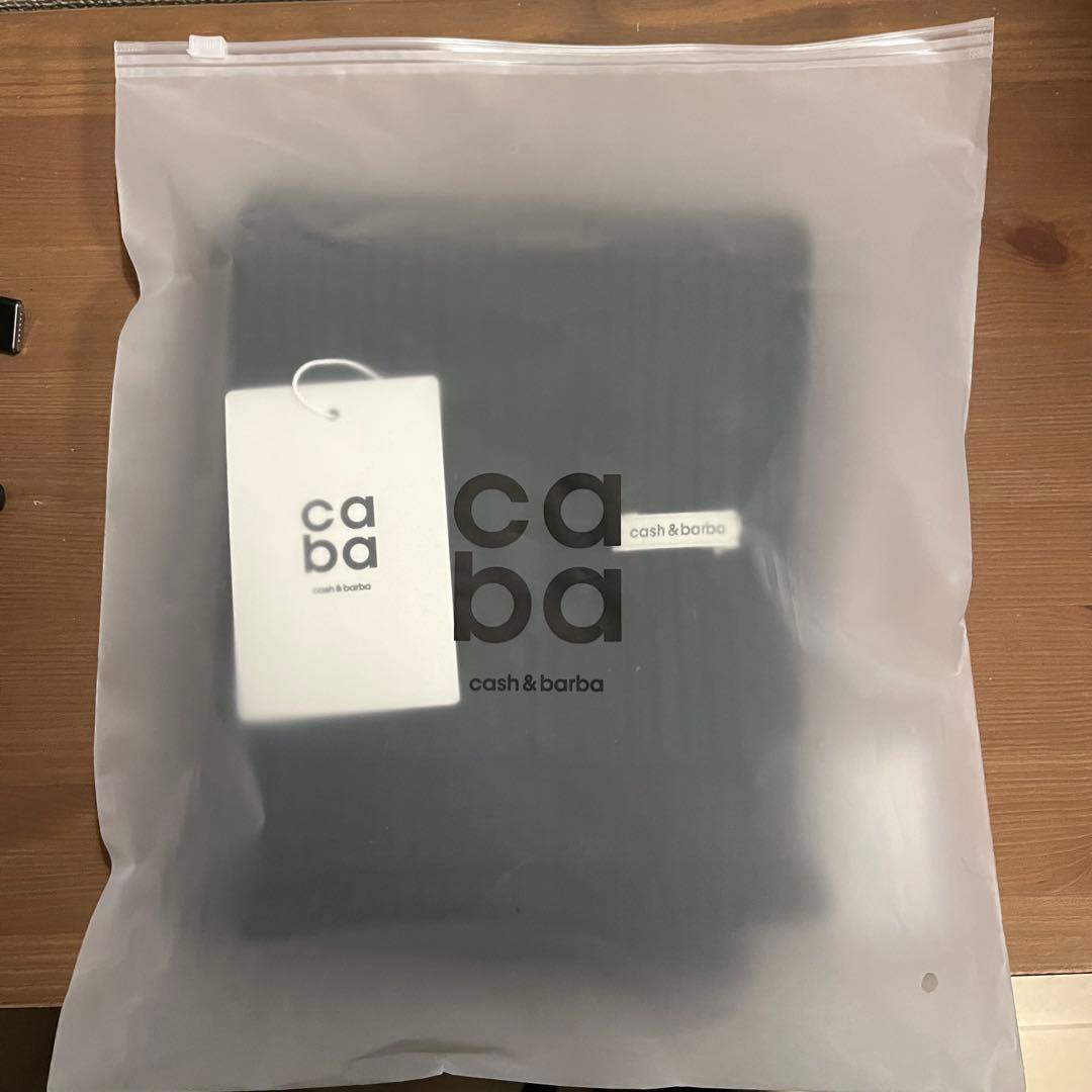 cash&barba キャッシュベイビーマフラー ブラック