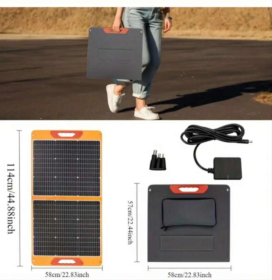 折りたたみソーラーパネル 100W