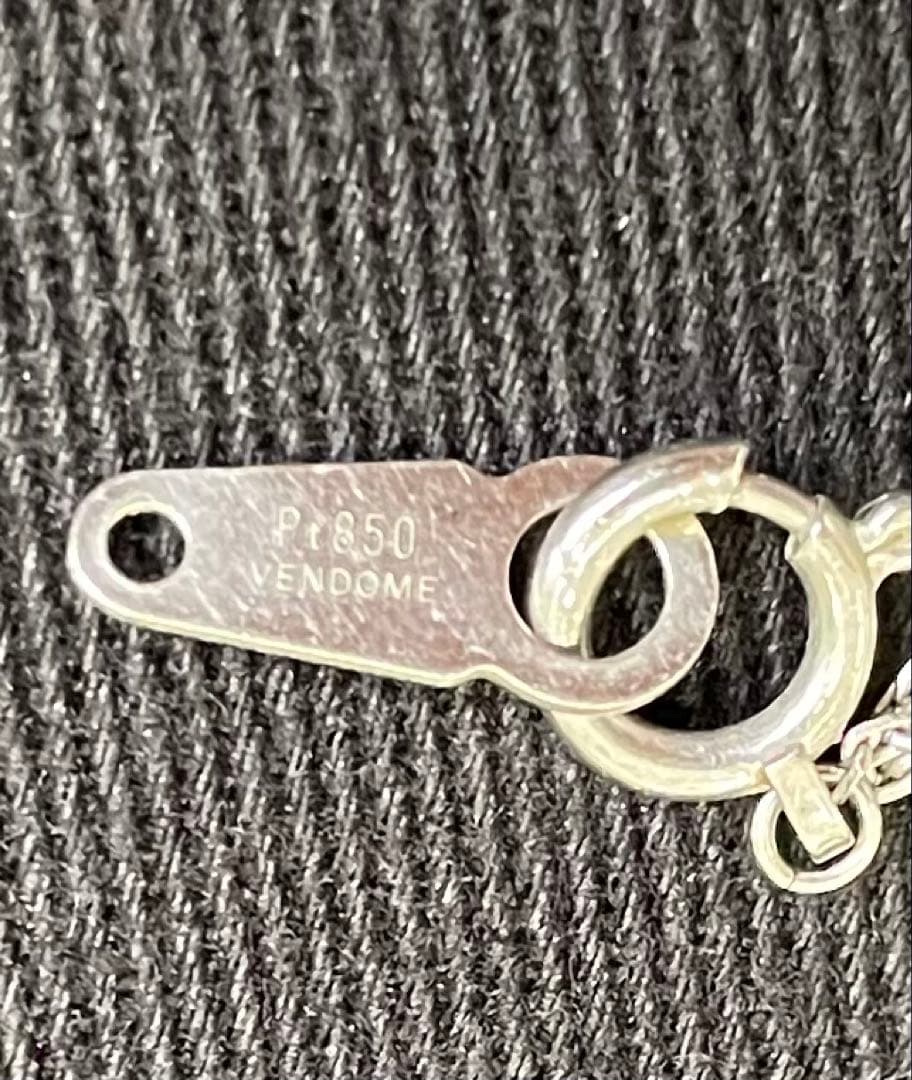 さ*ら様 ジャンク品　VENDOME Pt850 プラチナブレスレット
