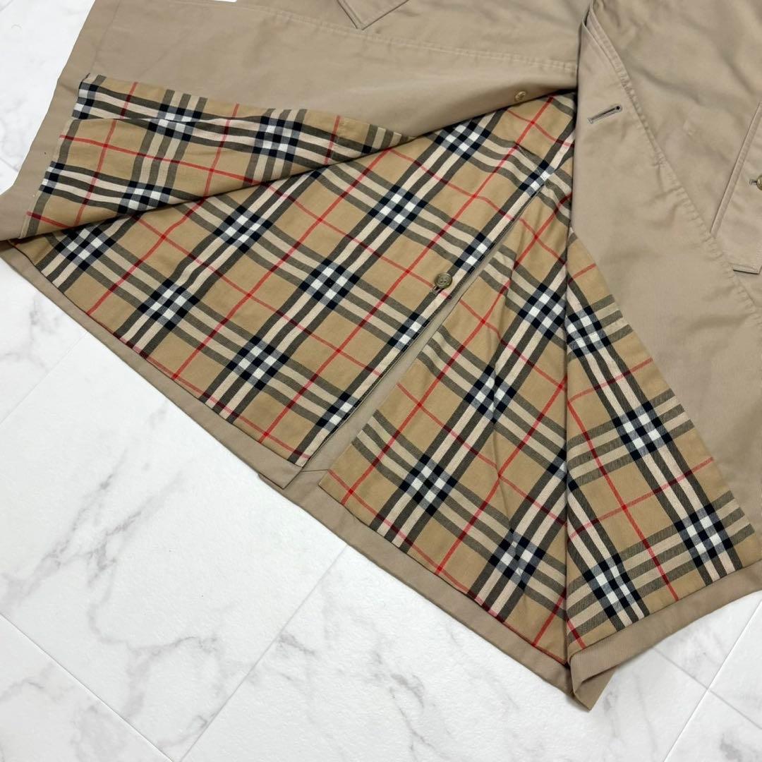 【希少 人気】Burberrys バーバリーズ ステンカラーコート ノバチェック