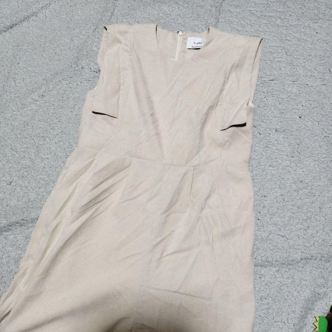 CLANE×田中みな実 スクエアスリーブオールインワン 1 クラネ