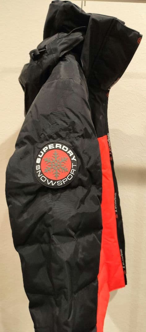 【タグ付新品】SuperdryスキーダウンパファージャケットM