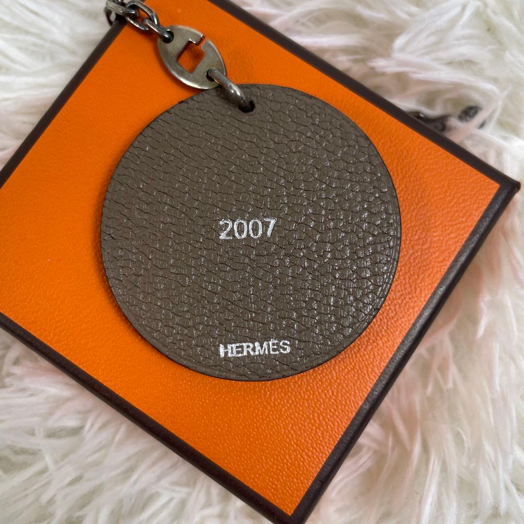 希少✨　HERMÈS アニマルチャーム レザー イノシシ　猪　エルメス