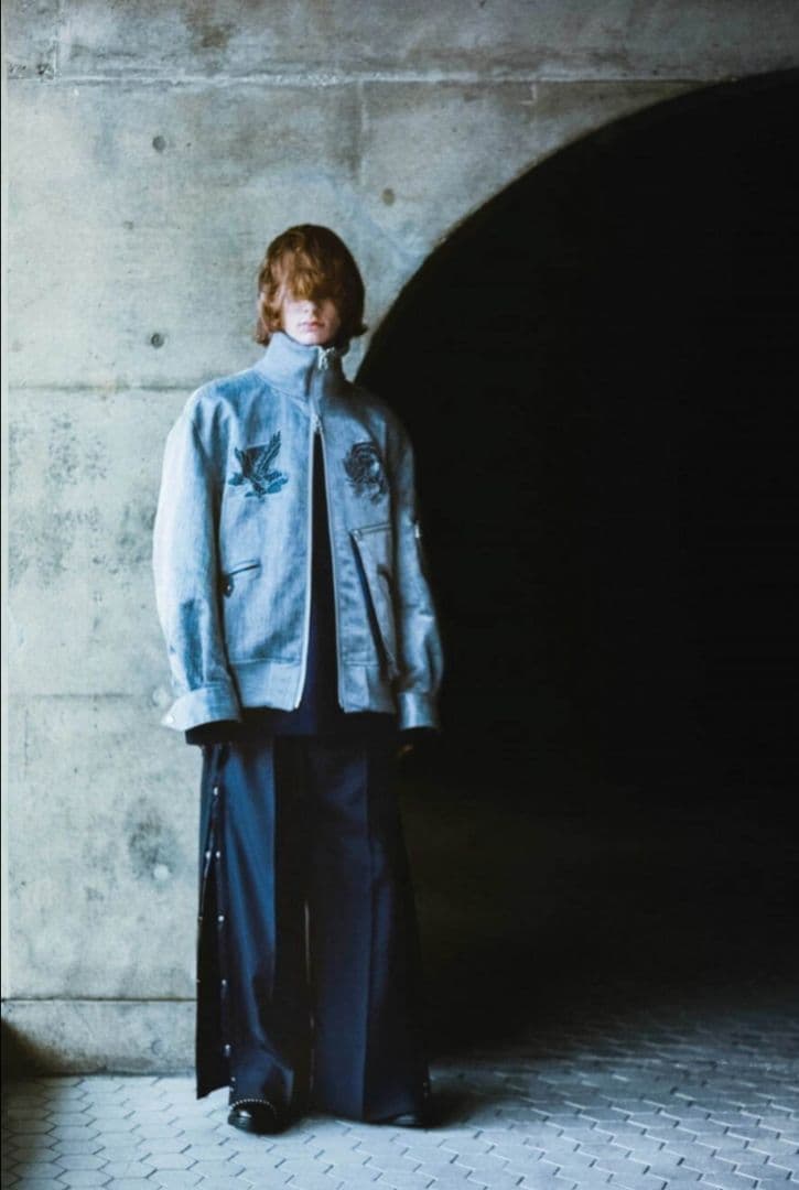 定価10万 希少 サンプル品 23AW Tamme タム 刺繍ブルゾン