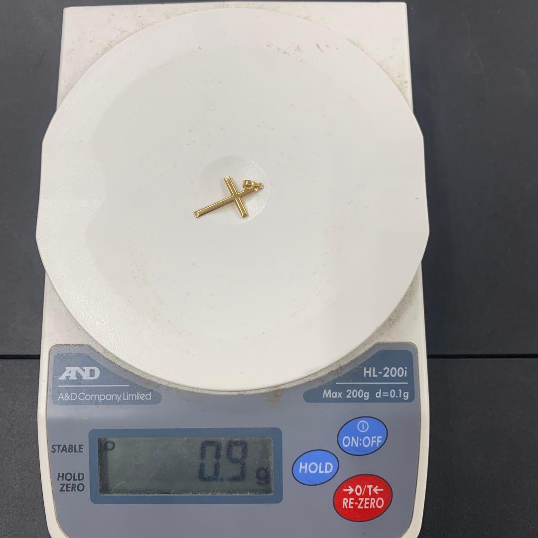 K18 18金クロスペンダントトップ【明日20時までの出品】