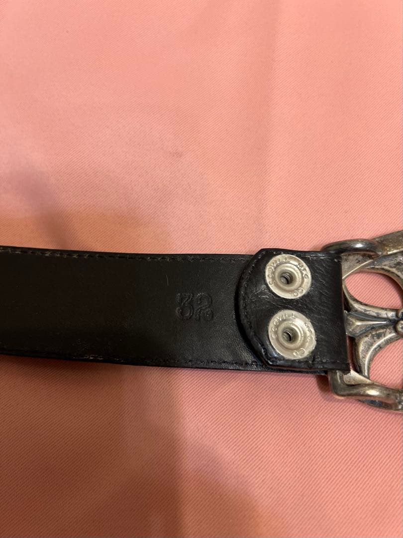 アクセサリー Bill Wall LeatherBuckle+ChromeHeartsBelt