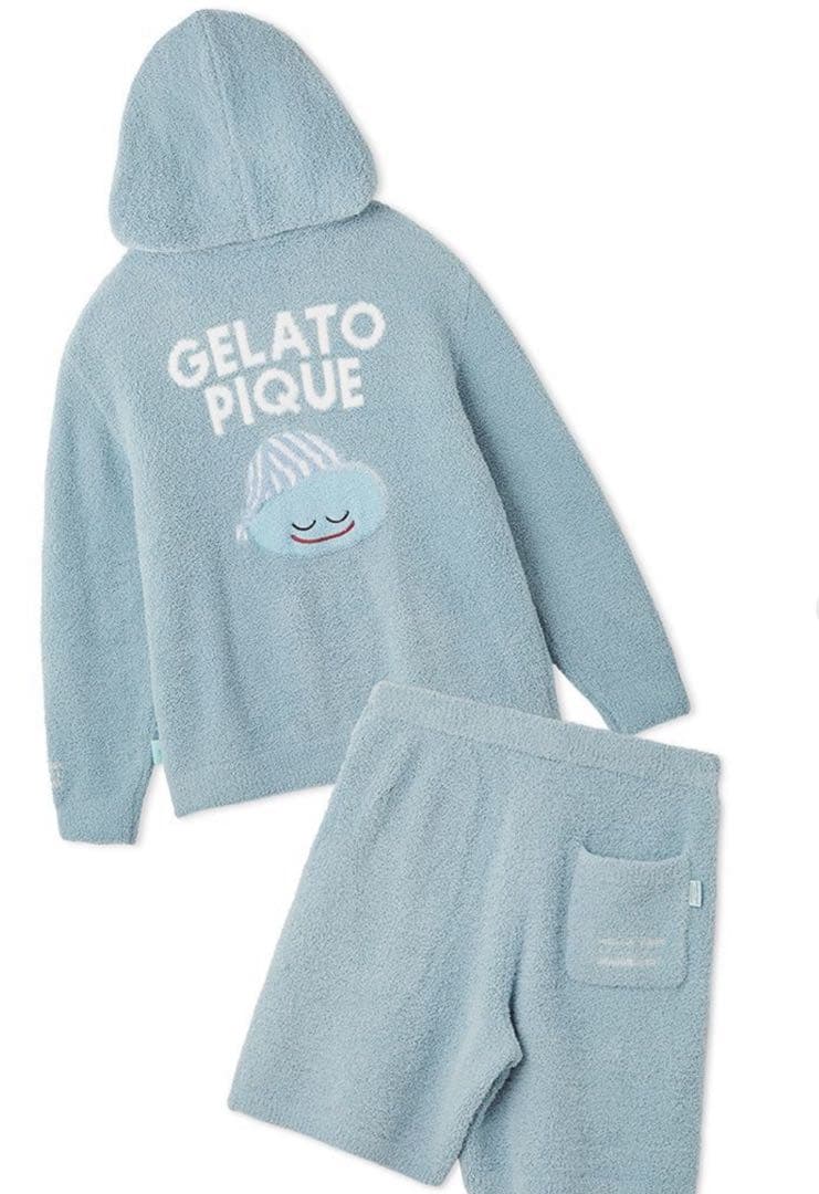 ◉新品◉ジェラートピケ　ドラゴンクエスト　パウダースライムパーカ＆ハーフパンツ