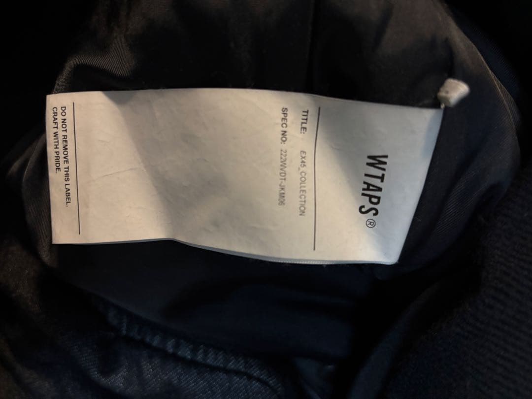 ジャケット・アウター WTAPS 22AW JFW-04 /JACKET /COTTON. DENIM
