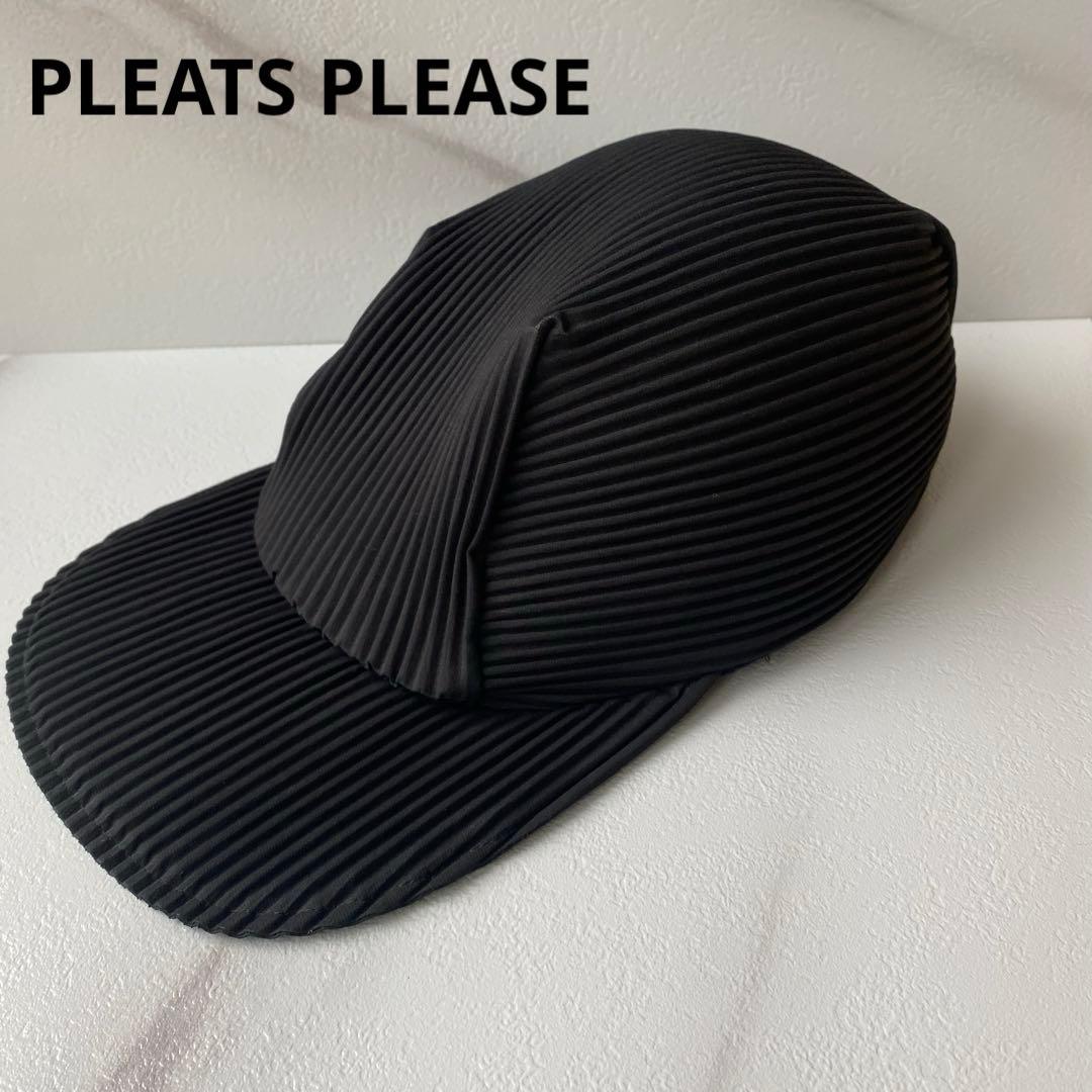 希少 PLEATS PLEASE ISSEY MIYAKE キャップ 帽子