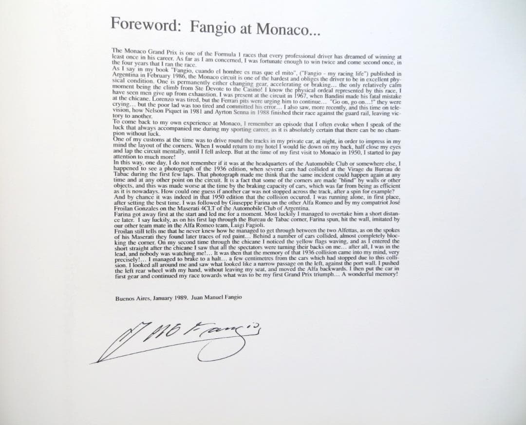 洋書 MONACO BOOK モナコ グランプリ