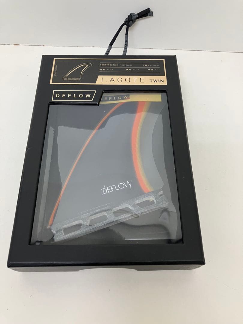 DEFLOW I.AGOTE TWIN サーフボードフィン