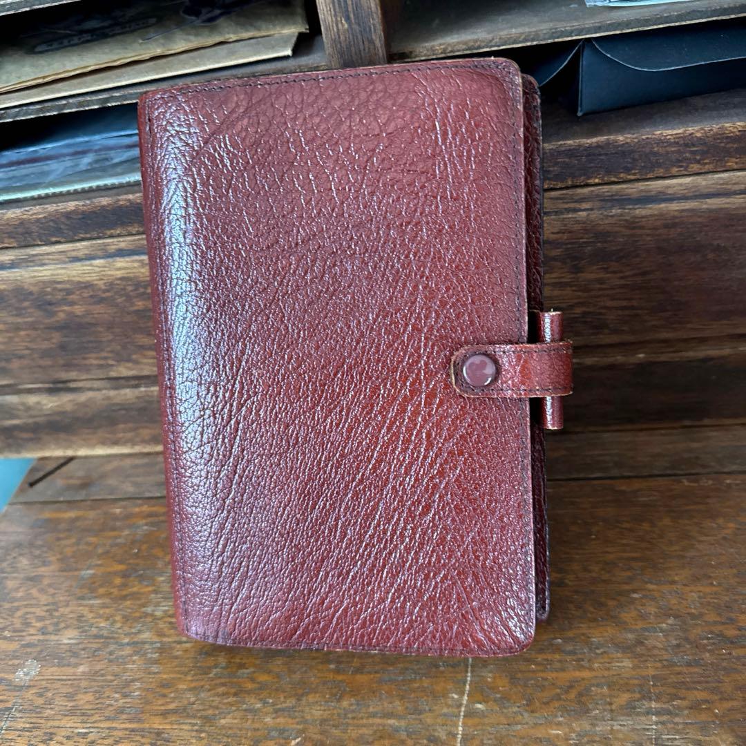 filofax winchester 80-90年代美品 リアルカーフバイブル
