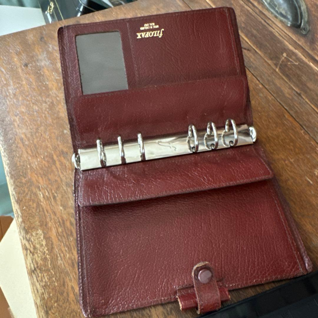 filofax winchester 80-90年代美品 リアルカーフバイブル