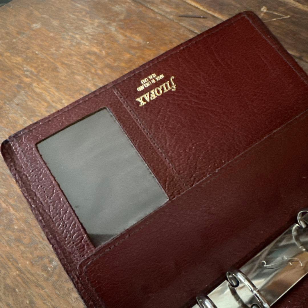 filofax winchester 80-90年代美品 リアルカーフバイブル
