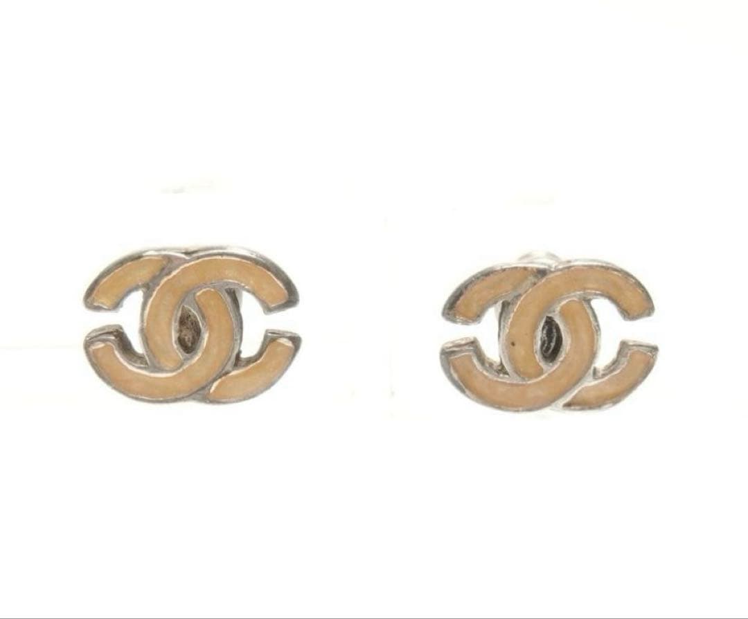 CHANELシャネル ピアス 00T 2000ココマーク 黄色