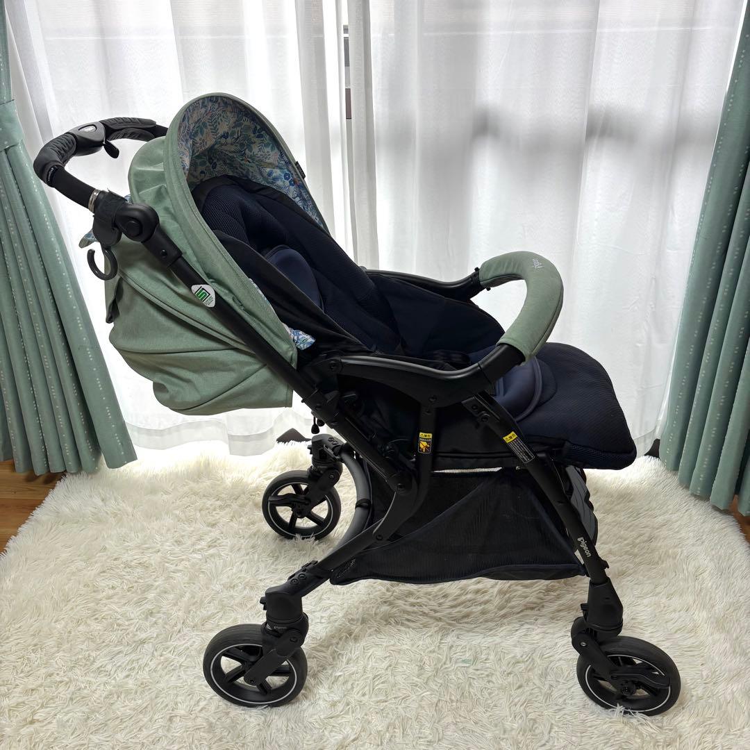 美品 ベビーカー Runfee Lino'n RB1L ライトグリーン 限定色