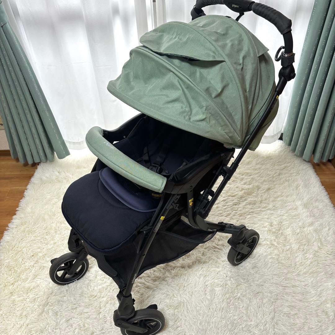 美品 ベビーカー Runfee Lino'n RB1L ライトグリーン 限定色