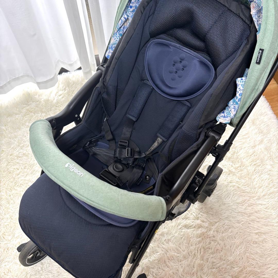 美品 ベビーカー Runfee Lino'n RB1L ライトグリーン 限定色