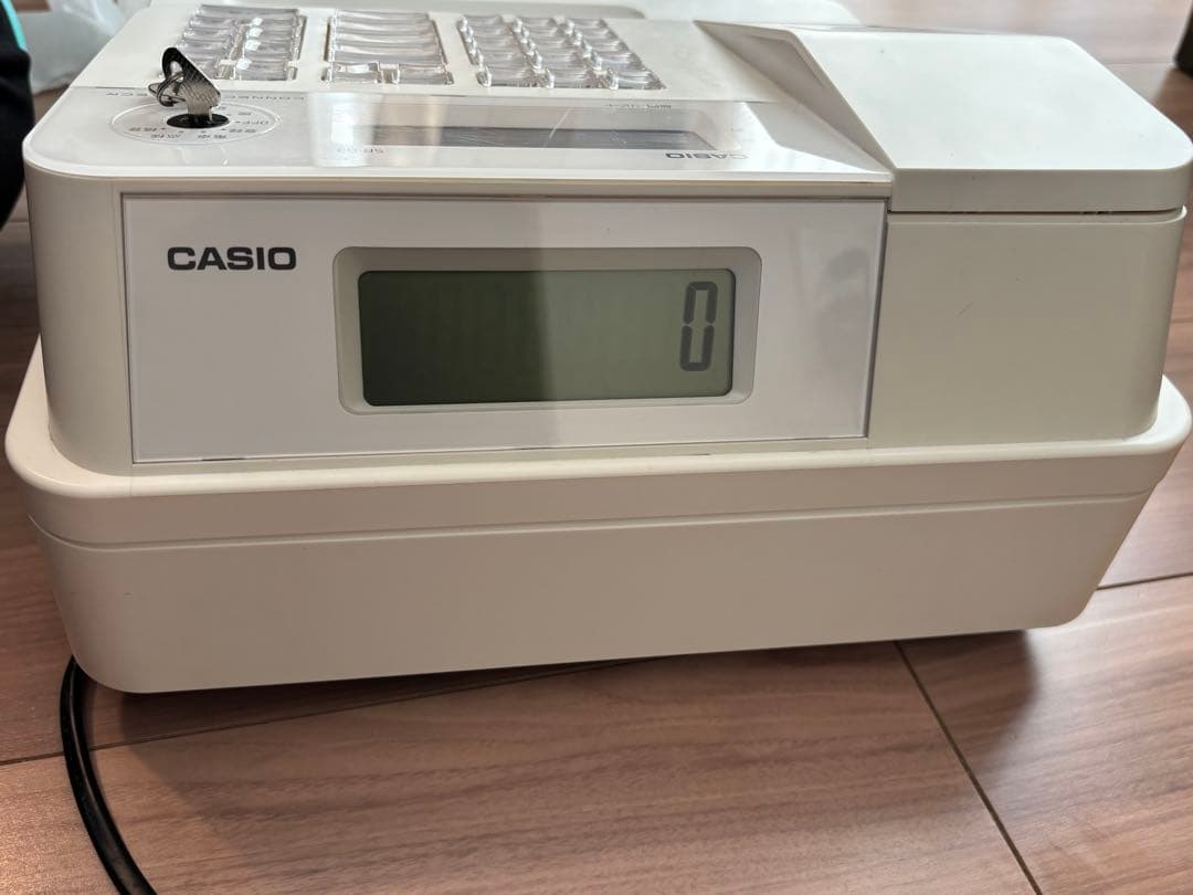 動作確認済　CASIO SR-G3 レジスター　ホワイト　白　ペーパー付き