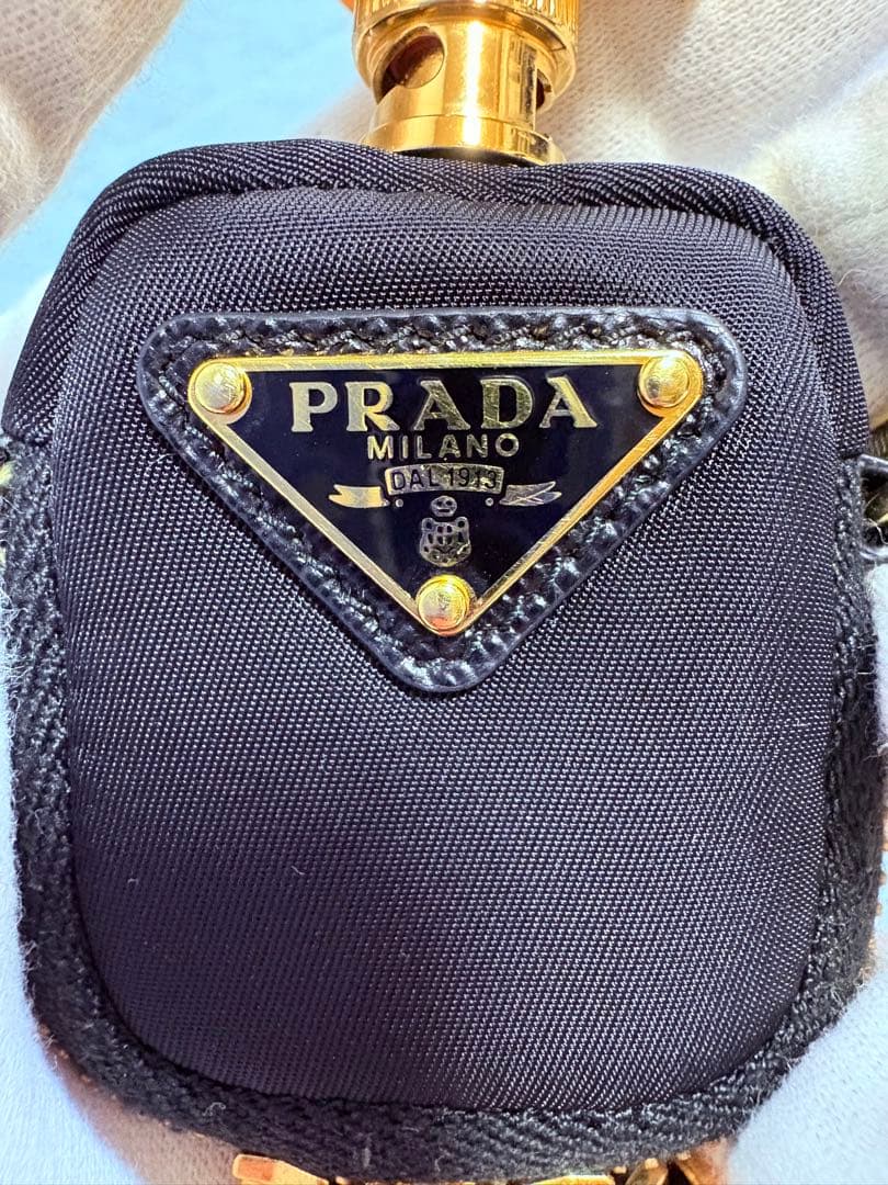 PRADA ロボット　チャーム　キーホルダー ブラック
