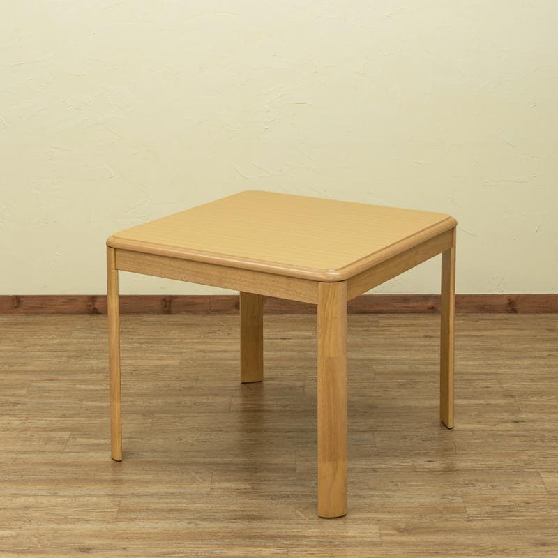 【新品送料無料】ダイニングコタツ　80×80　正方形　掛け布団セット　BR/NA