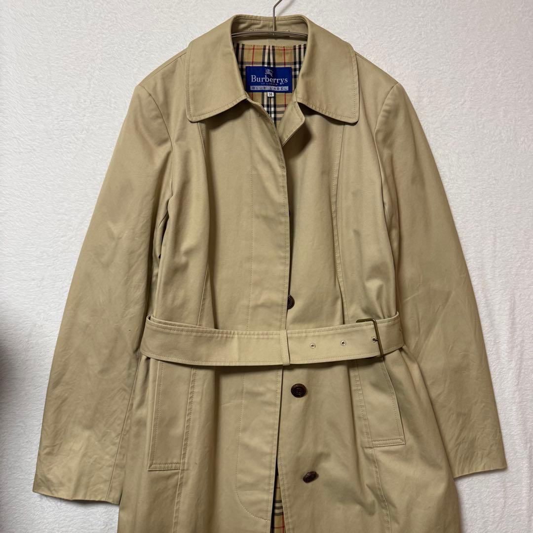 Burberry トレンチコート ノバチェック M ステンカラーコート