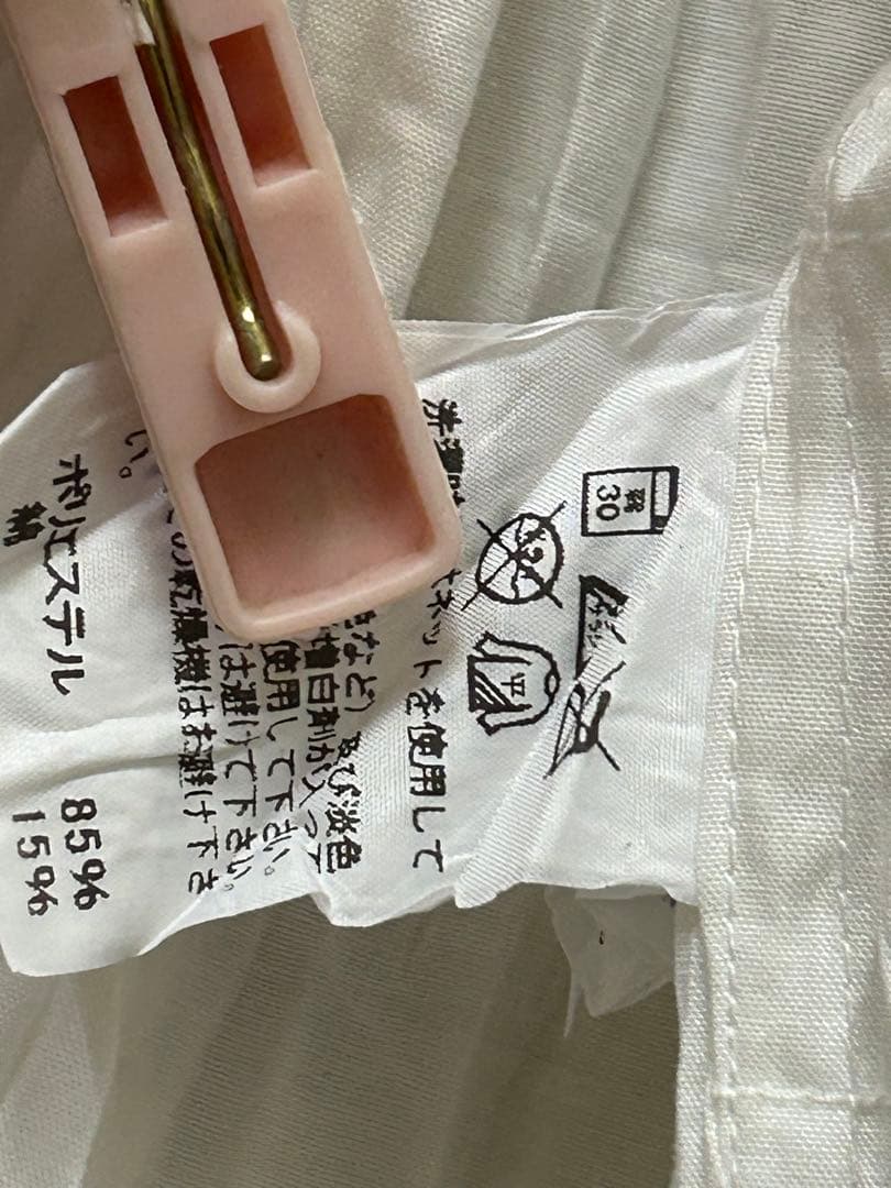 ISSEY MIYAKE MEN ホワイトプリーツシャツ
