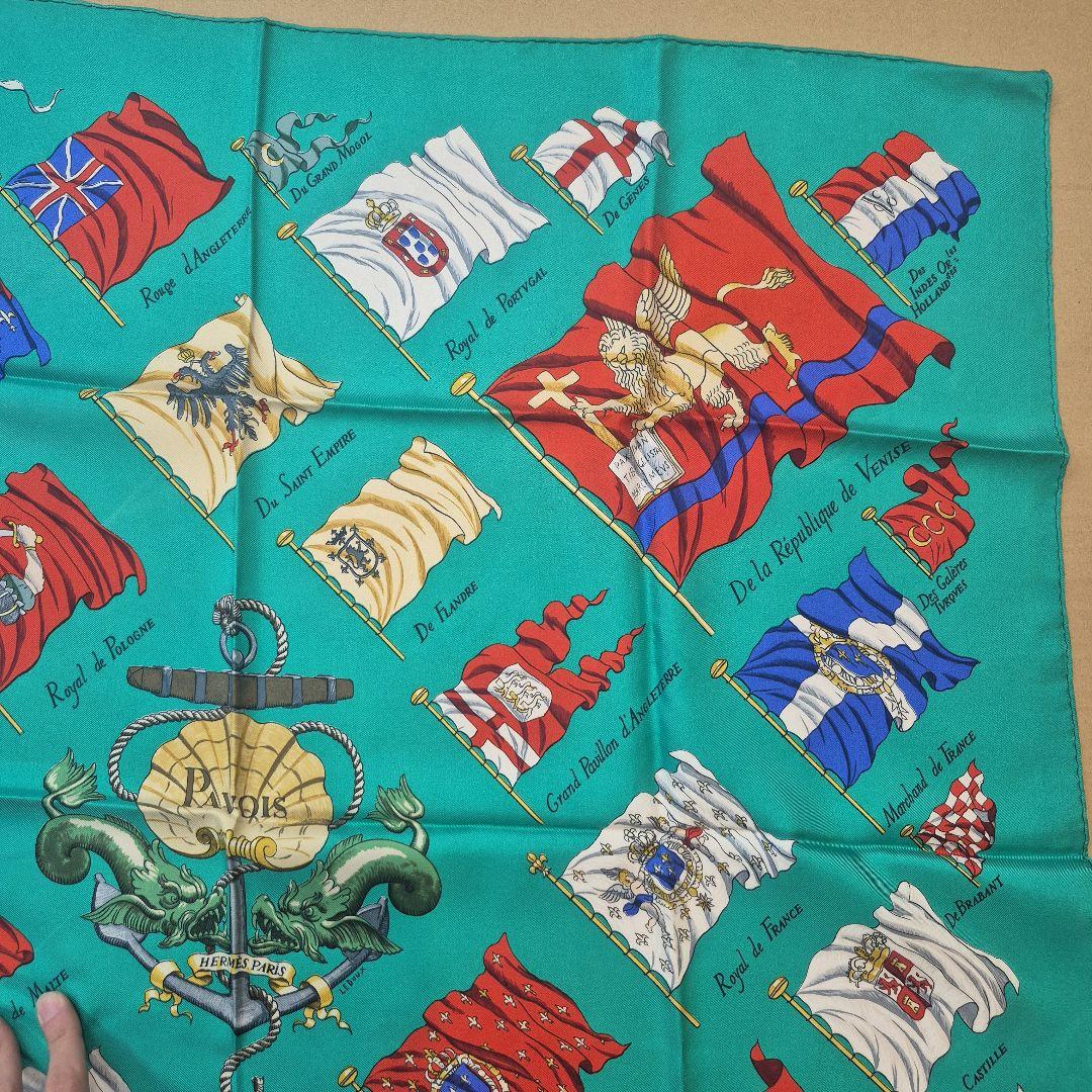 HERMES　スカーフ　ヴィンテージ　90×90