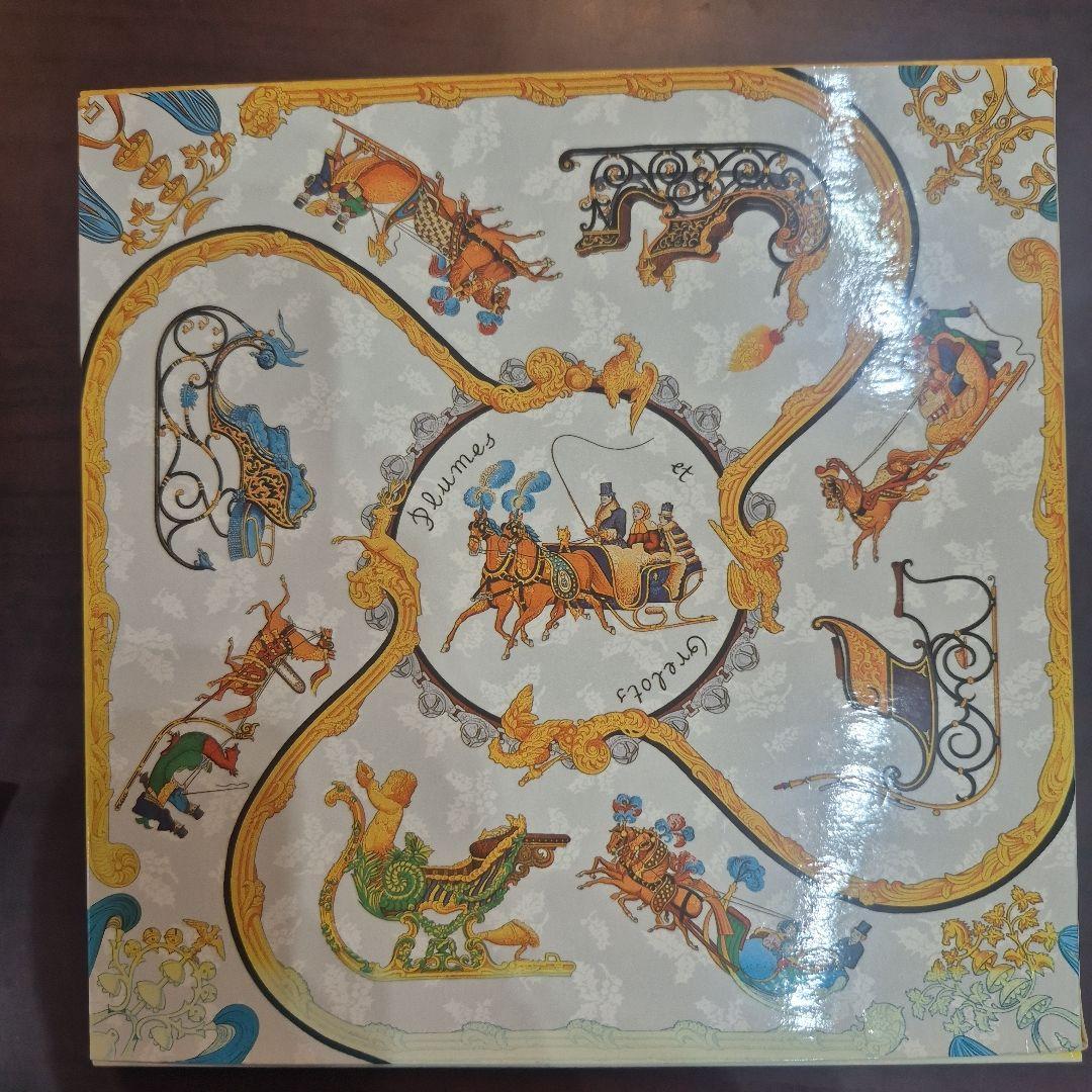 HERMES　スカーフ　ヴィンテージ　90×90