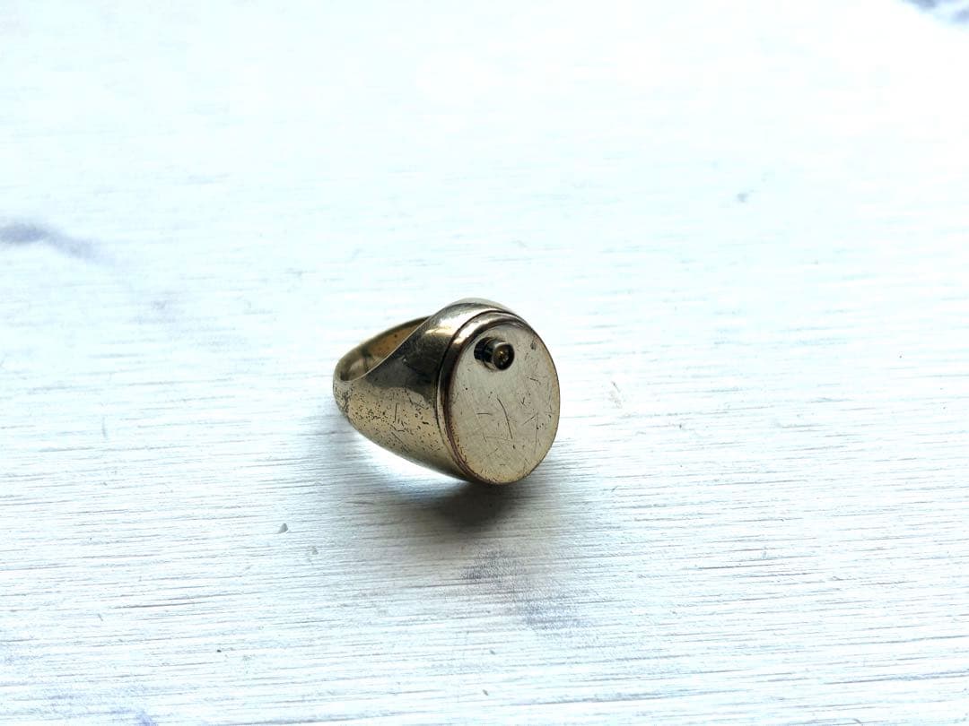 【Maison Margiela】シルバーシグネット指輪アクセサリー