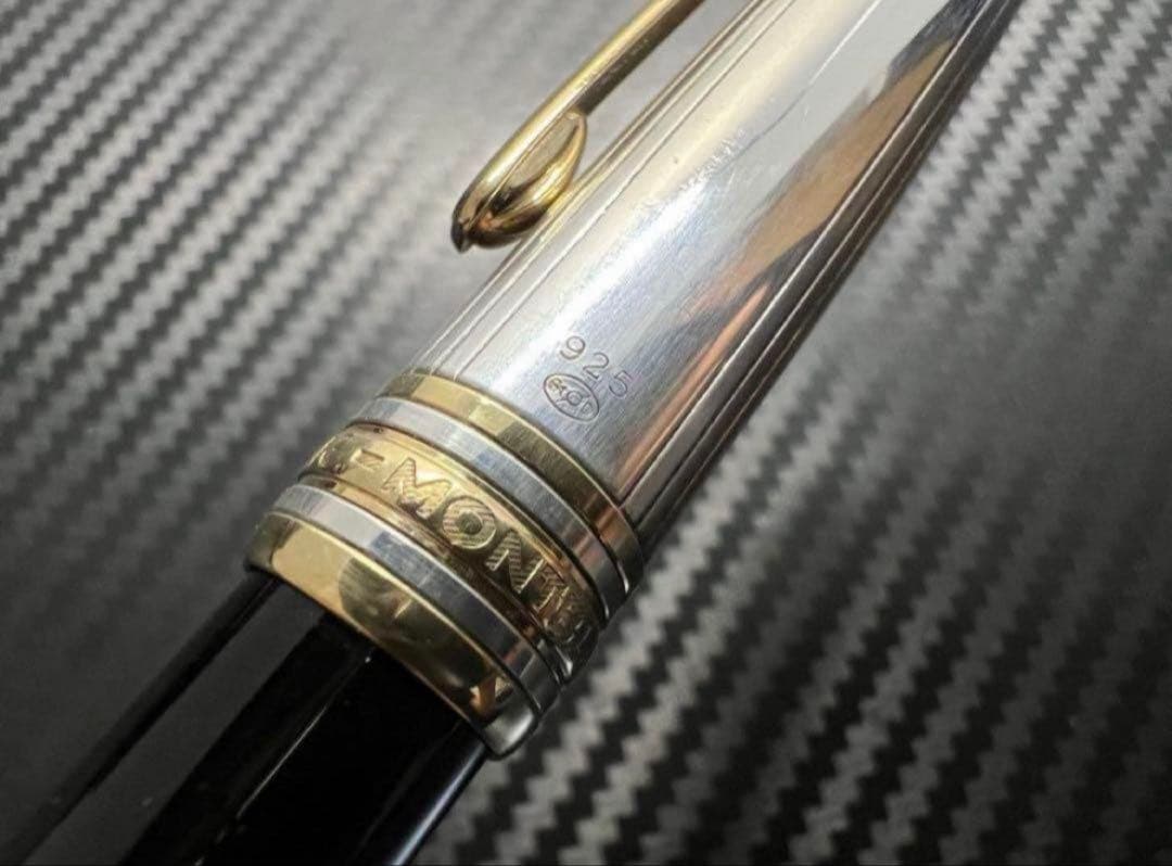 モンブラン 1441 ソリテール ドゥエ スターリングシルバー OB 万年筆