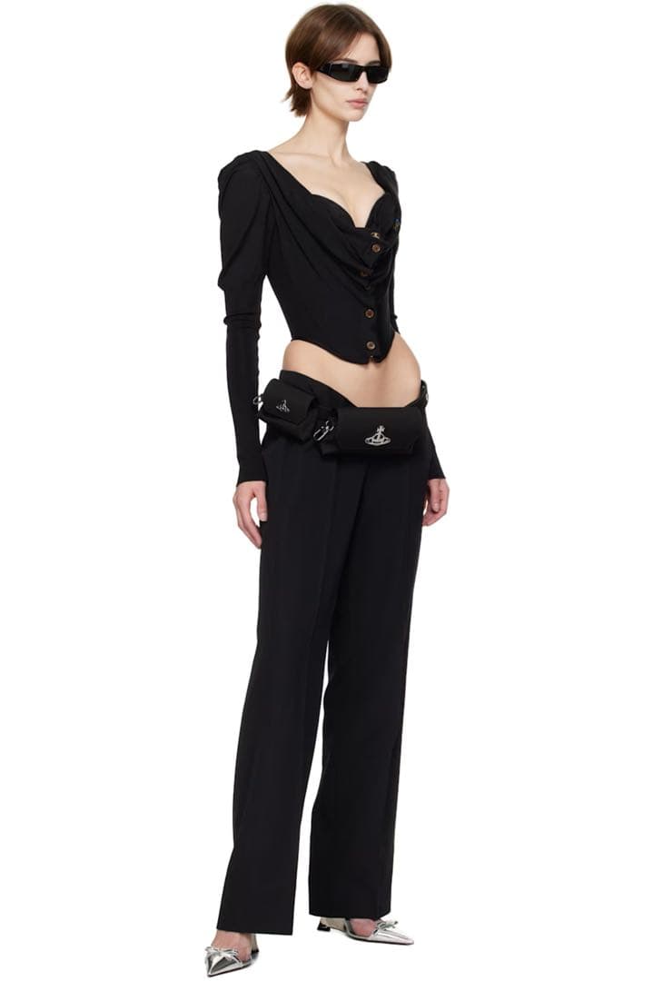 Vivienne Westwood ブラックパフスリーブベアトップ