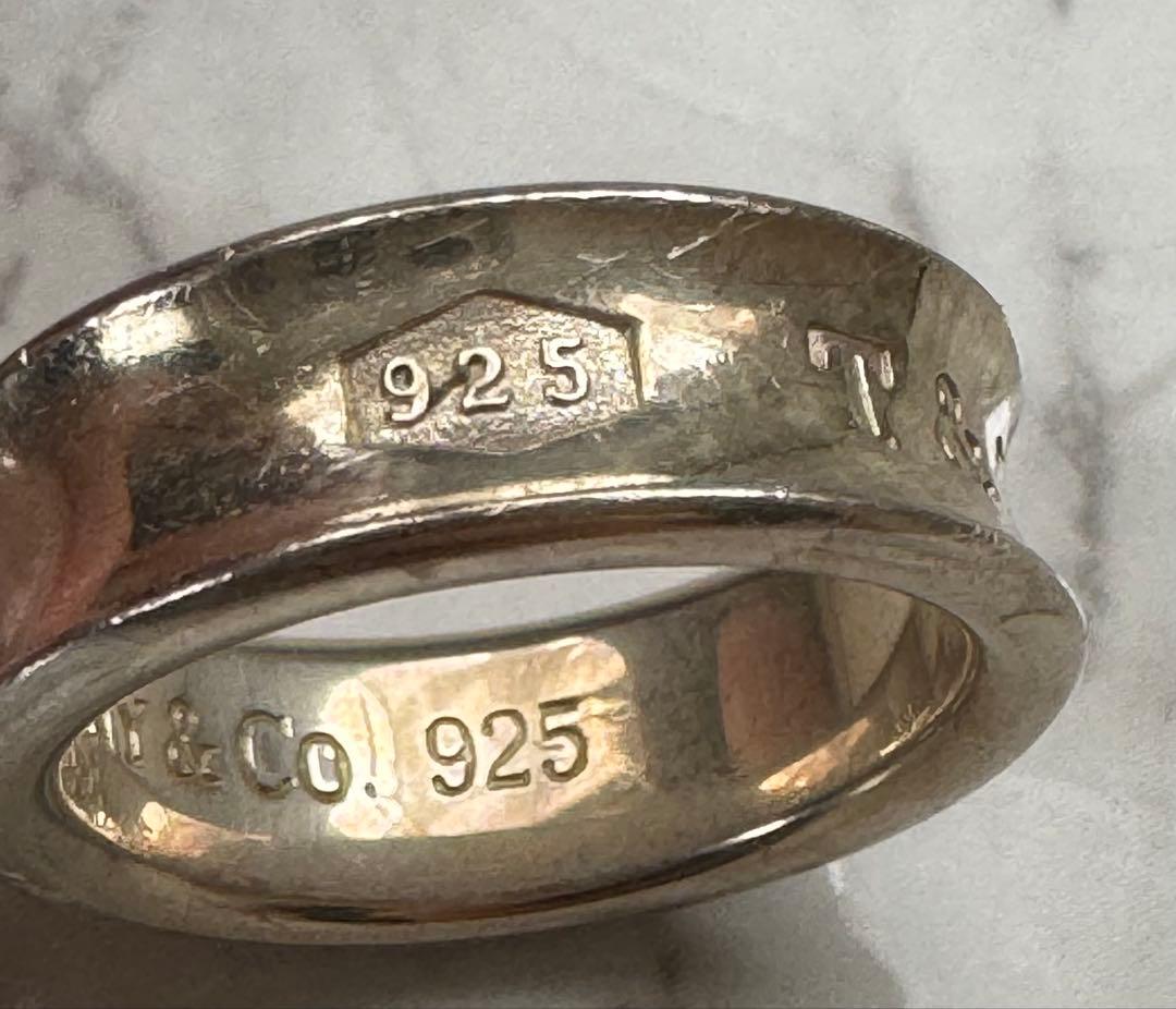 Tiffany＆Co. ナローリング 1837 シルバー925