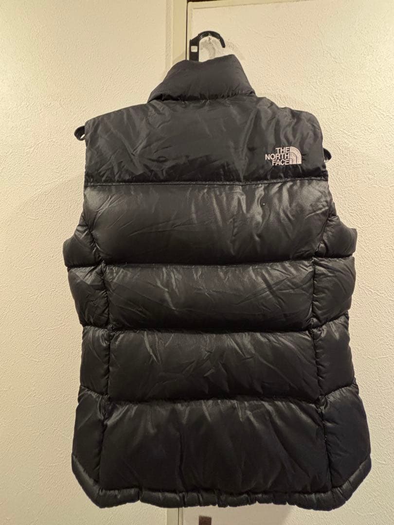 THE NORTH FACE ブラック ヌプシダウンベスト レディース85サイズ