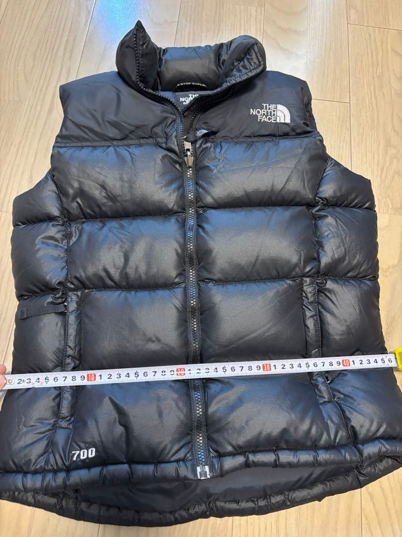 THE NORTH FACE ブラック ヌプシダウンベスト レディース85サイズ