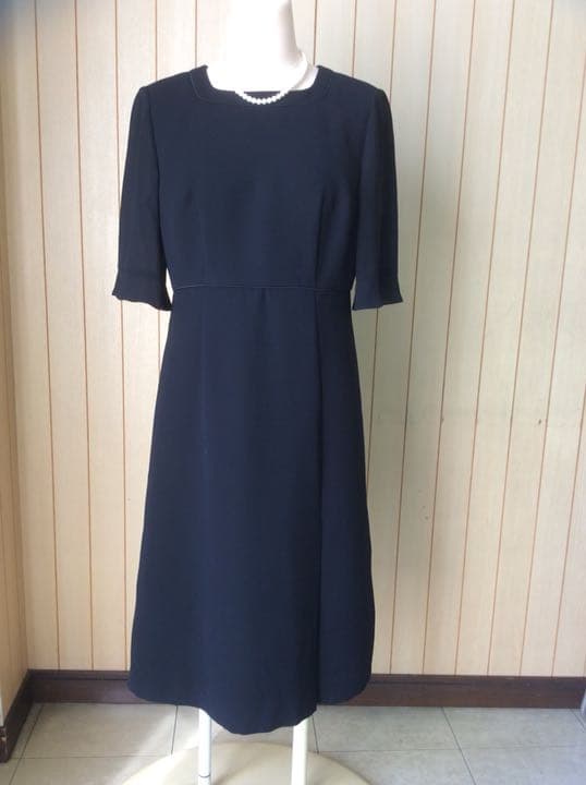 【美品】ユキトリイ  喪服  ★9号★フォーマル・ワンピース・ジャケット黒