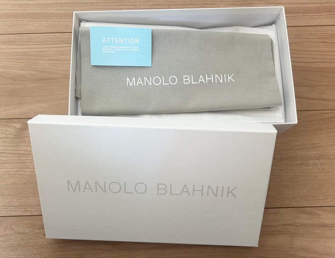 MANOLO BLAHNIK ブラック スエード パンプス 36.5